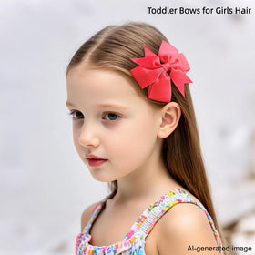 Détails des Bows à cheveux Babymatch, texture en grosgrain