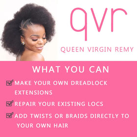 Détails des cheveux afro kinky 50g - texture naturelle
