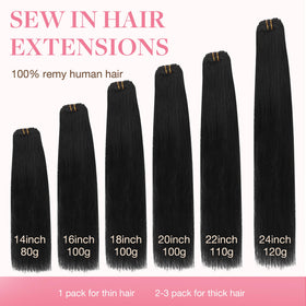 Détails des cheveux humains dans les extensions GOO GOO