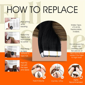 Détails des cheveux Remy des extensions Full Shine