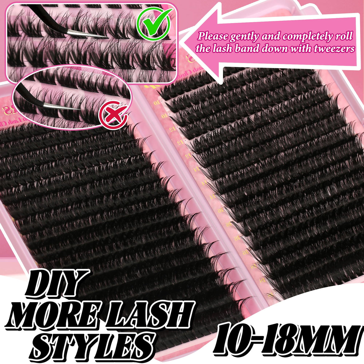 Détails des cils Gmagictobo en fibres synthétiques