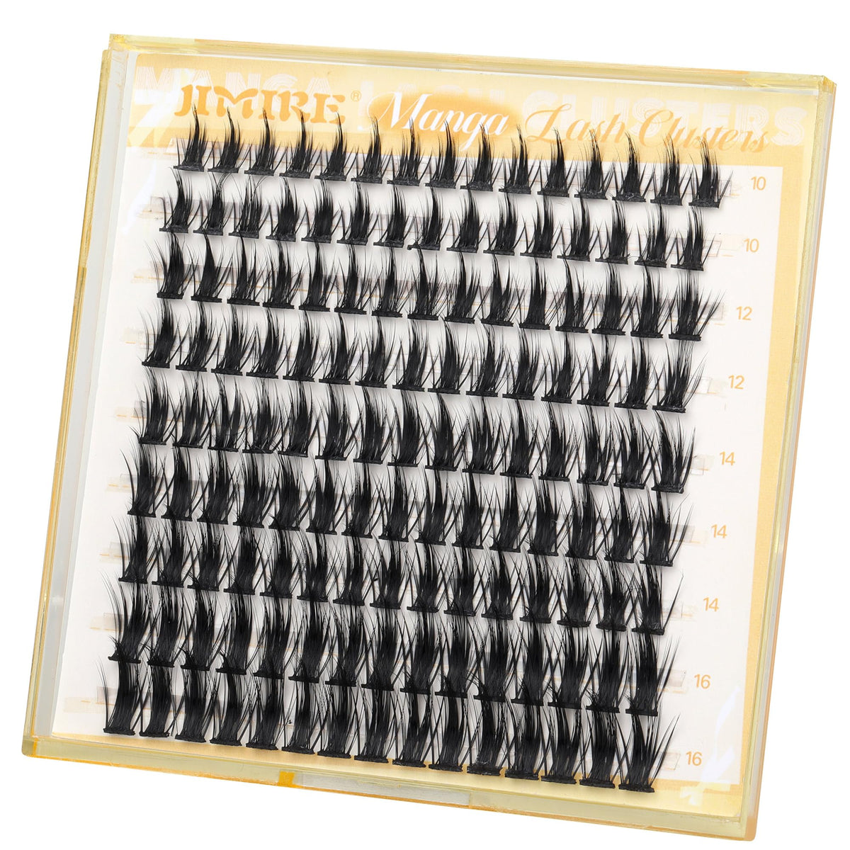 Détails des cils JIMIRE et leur texture douce