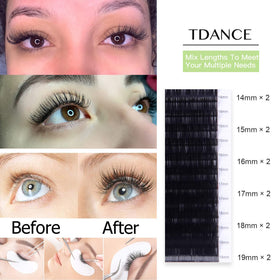 Détails des cils TDANCE montrant la texture et la courbure