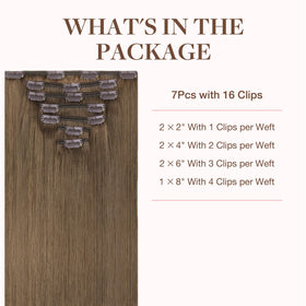 Détails des clips de fixation des extensions capillaires GOO GOO