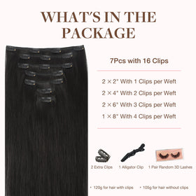 Détails des clips de qualité des extensions GOO GOO