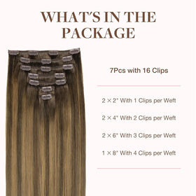 Détails des clips des extensions capillaires GOO GOO