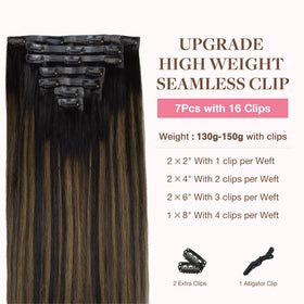 Détails des clips des extensions capillaires GOO GOO