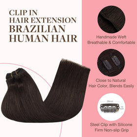 Détails des clips des extensions capillaires GOO GOO