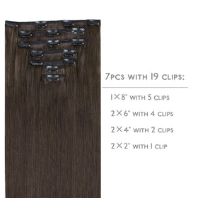 Détails des clips des extensions capillaires Wennalife