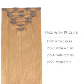 Détails des clips des extensions capillaires Wennalife