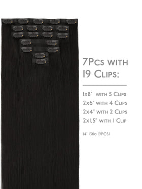Détails des clips des extensions capillaires Wennalife