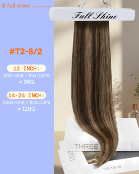 Détails des clips des extensions cheveux clip-in Full Shine