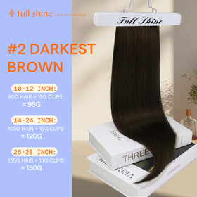 Détails des clips des extensions cheveux Full Shine