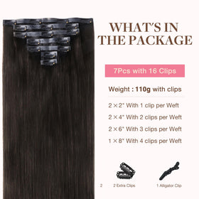 Détails des clips des extensions cheveux GOO GOO