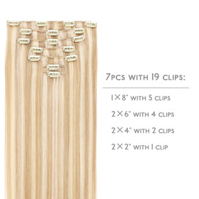 Détails des clips des extensions cheveux Wennalife