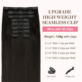 Détails des clips des extensions de cheveux GOO GOO