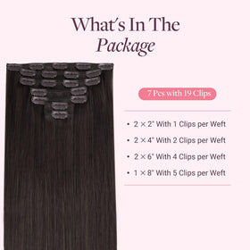Détails des clips des extensions de cheveux GOO GOO