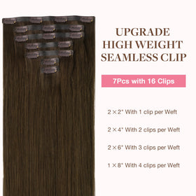 Détails des clips des extensions de cheveux GOO GOO