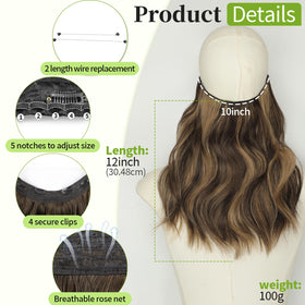 Détails des clips des extensions de cheveux KooKaStyle