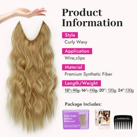 Détails des clips des extensions de cheveux KooKaStyle