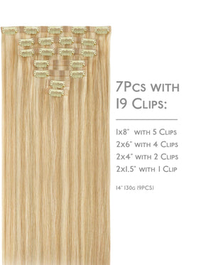 Détails des clips des extensions de cheveux Wennalife