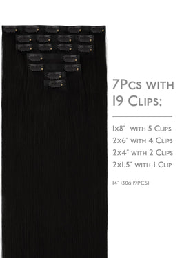Détails des clips des extensions de cheveux Wennalife