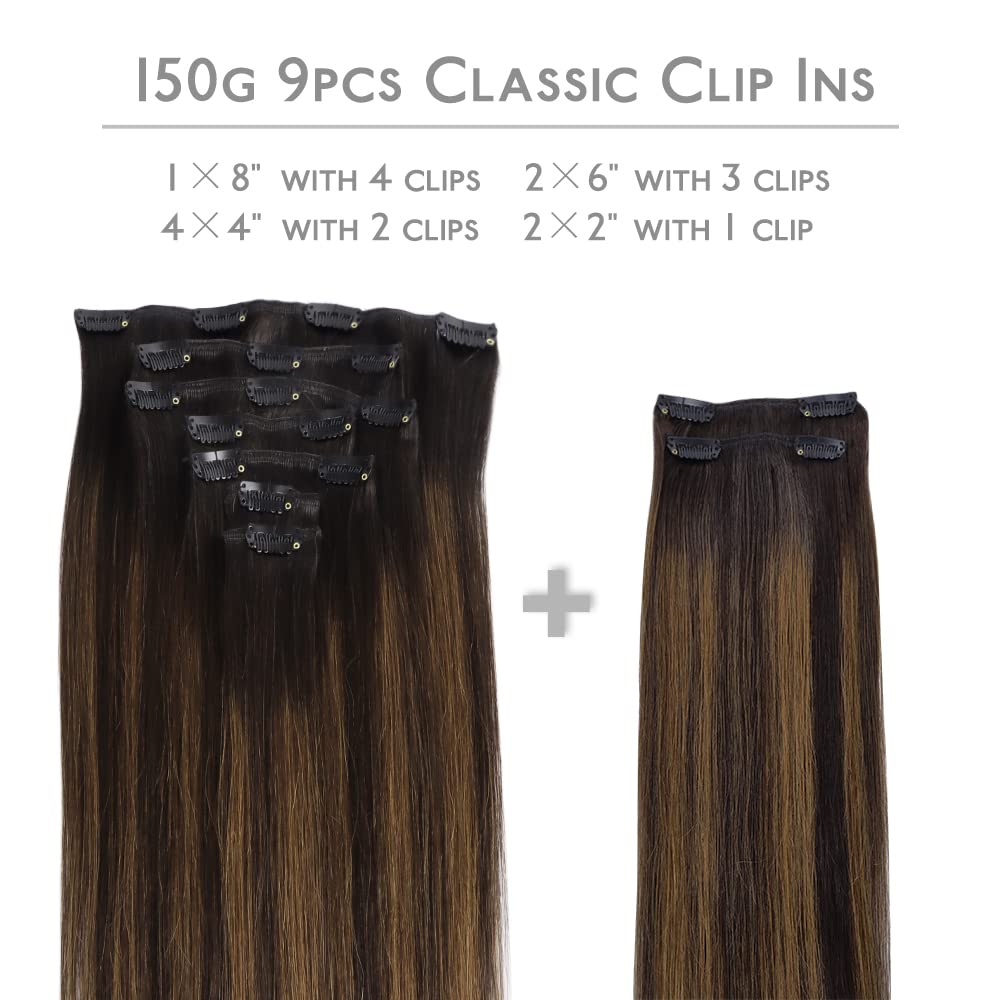 Détails des clips des extensions de cheveux Wennalife