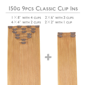 Détails des clips des extensions de cheveux Wennalife en silicone