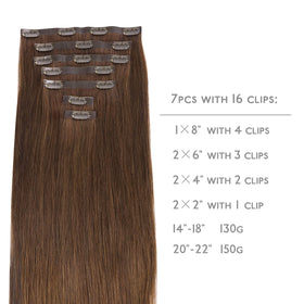 Détails des clips des extensions Wennalife pour un maintien sécurisé