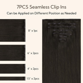 Détails des clips en acier inoxydable des extensions de cheveux hotbanana