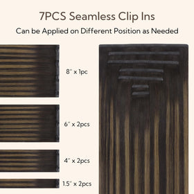 Détails des clips en acier inoxydable des extensions de cheveux hotbanana