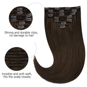 Détails des clips en acier inoxydable des extensions Hotbanana