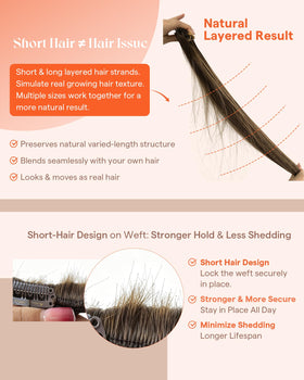 Détails des clips en acier inoxydable des extensions Sunny Hair