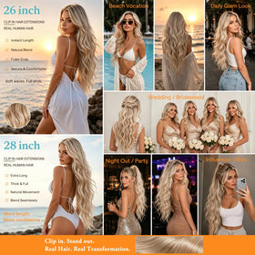 Détails des clips en acier inoxydable des extensions Sunny Hair