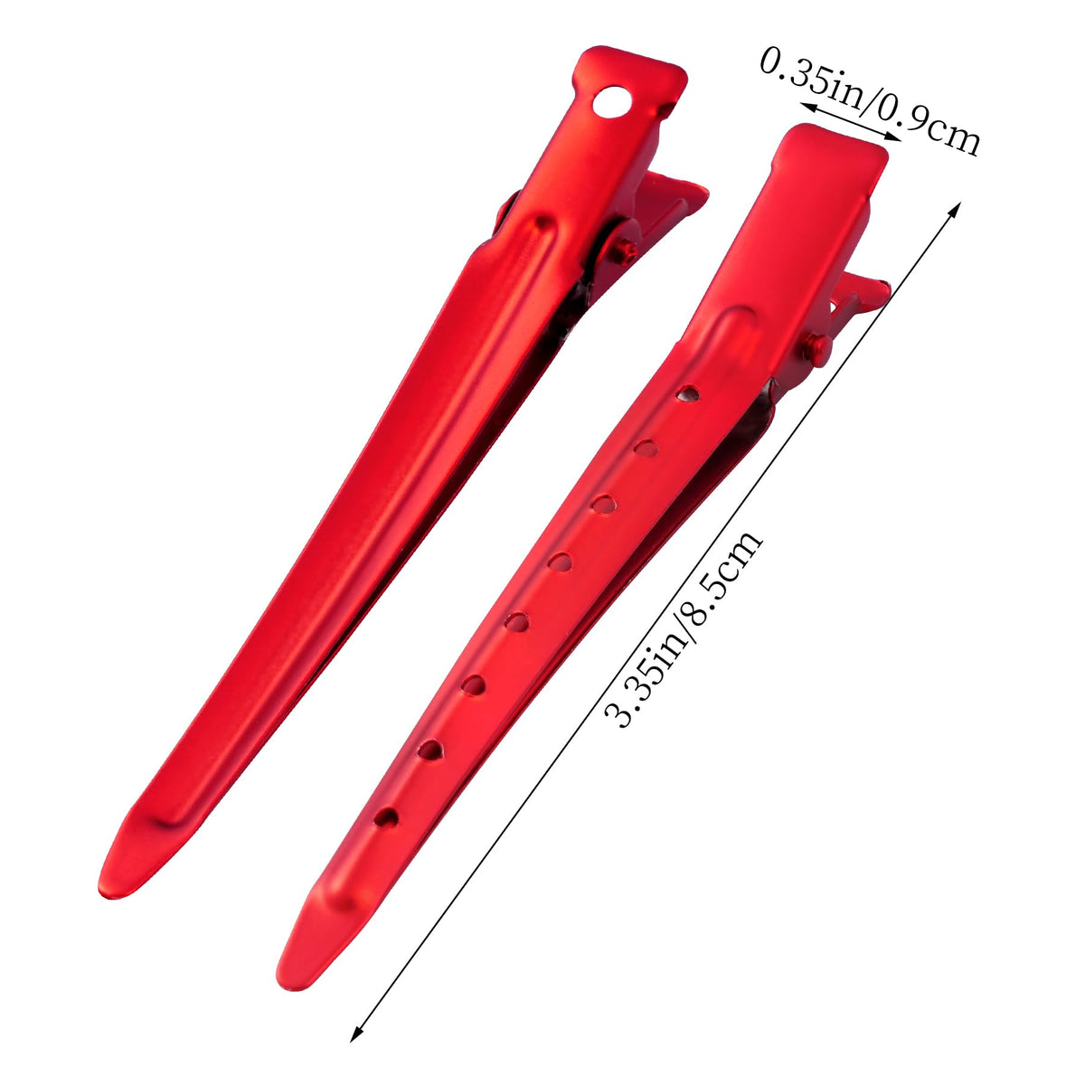 Détails des clips en métal Bantoye avec finition mate