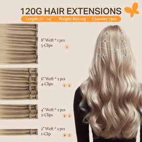 Détails des clips en métal U des extensions DOORES