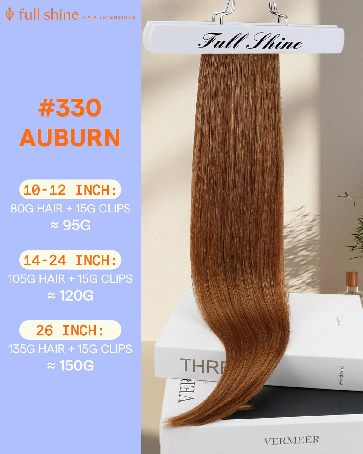 Détails des clips en silicone des extensions capillaires Full Shine