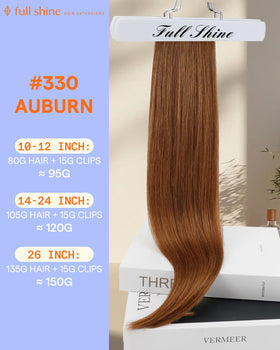 Détails des clips en silicone des extensions capillaires Full Shine