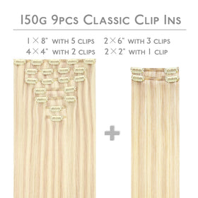 Détails des clips en silicone des extensions capillaires Wennalife