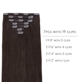 Détails des clips en silicone des extensions de cheveux Wennalife