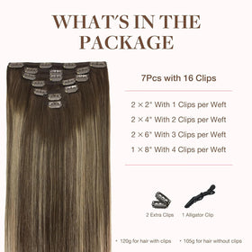 Détails des clips en silicone des extensions GOO GOO