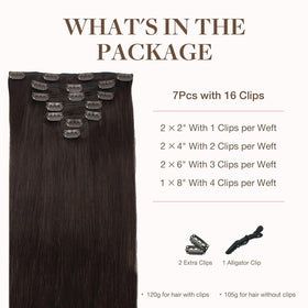 Détails des clips en silicone des extensions GOO GOO
