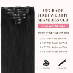 Détails des clips en silicone des extensions GOO GOO