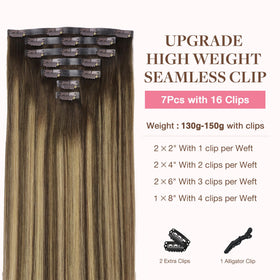 Détails des clips fins des extensions de cheveux GOO GOO