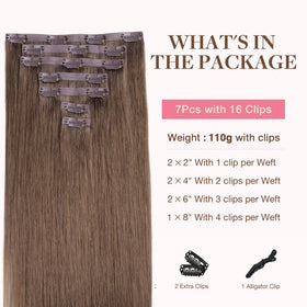 Détails des clips fins des extensions GOO GOO