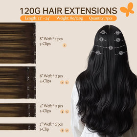 Détails des clips métalliques U des extensions DOORES pour une fixation sécurisée