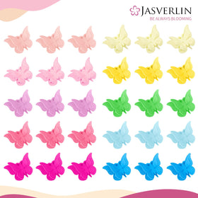 Détails des clips papillon JASVERLIN avec différentes couleurs