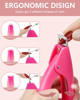 Détails des conseils d'ongles MORGLES en plastique ABS