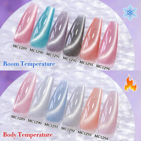 Détails des couleurs du vernis gel Double Rhythm