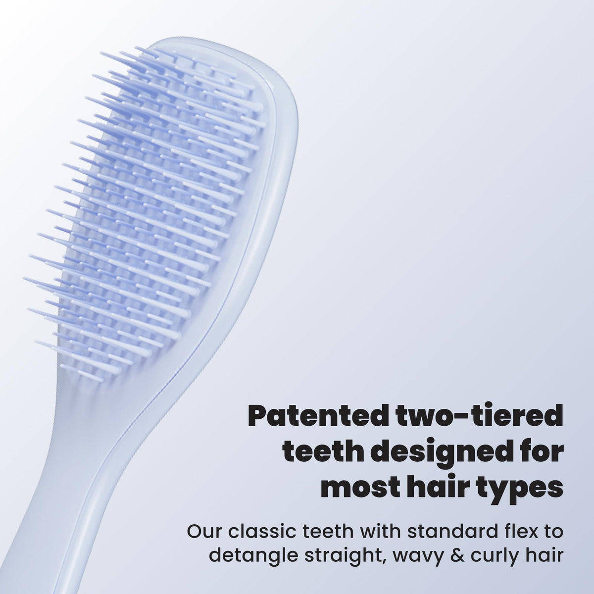 Détails des dents de la Brosse à Cheveux TANGLE TEEZER Mini